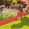 Imitating Stone Garden Fence PP Plastic Fence Ground Fence