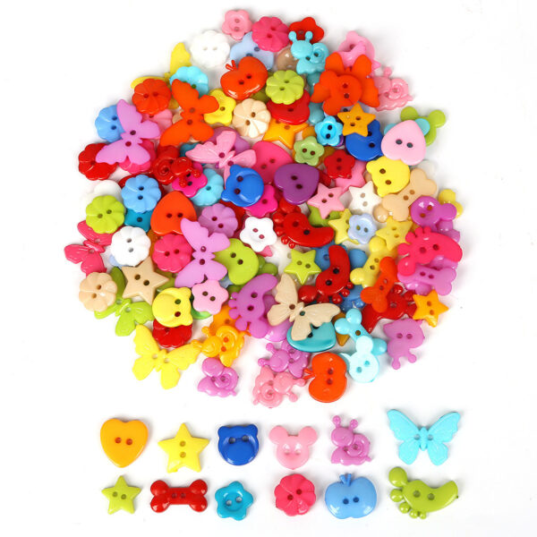 Colorful Buttons Handmade Diy Ornament Accessories